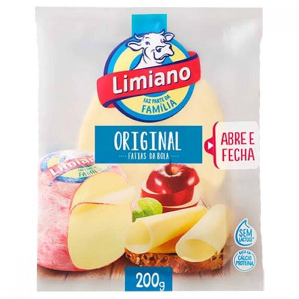 LIMIANO Queijo Original Fatias 200Grs Cx. 30