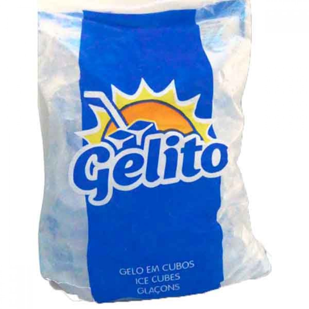 GELITO Gelo em Cubos XL 2Kg Pack 5