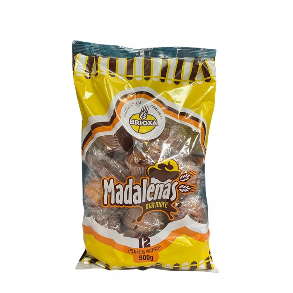 BRIOXA Madalenas Mármore 12uni 500Grs Cx.12