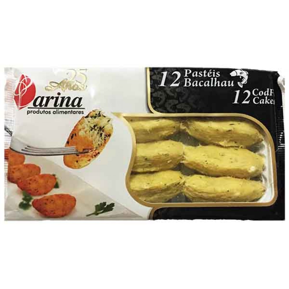 CARINA Pastéis de Bacalhau 12 Uni 350 Grs Cx. 14