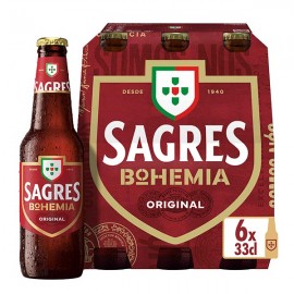 SAGRES Bohemia Pack 6 33cl  Cx. 4