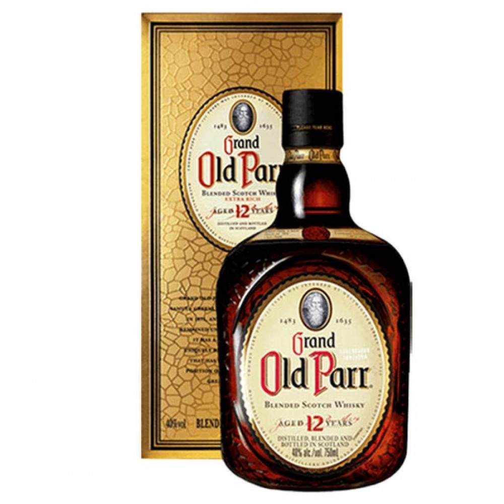 GRAND OLD PARR Whisky 12 Anos 1L Cx. 6