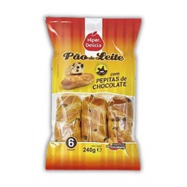 HIPER DELÍCIA Pão de Leite C/Pepitas 240grs Cx. 22