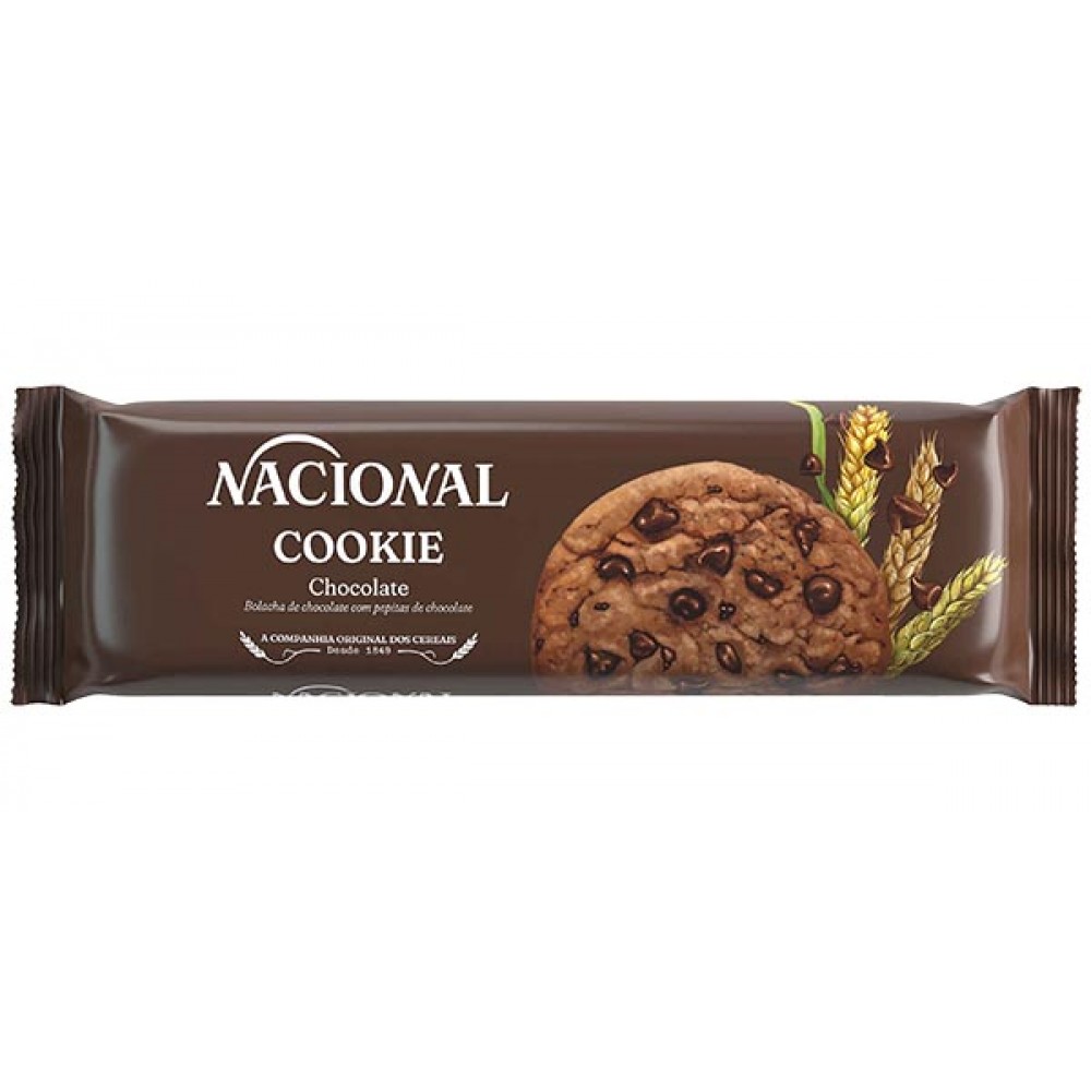 NACIONAL My Cookie Chocolate C/Pepitas Bolachas 150grs Cx. 18
