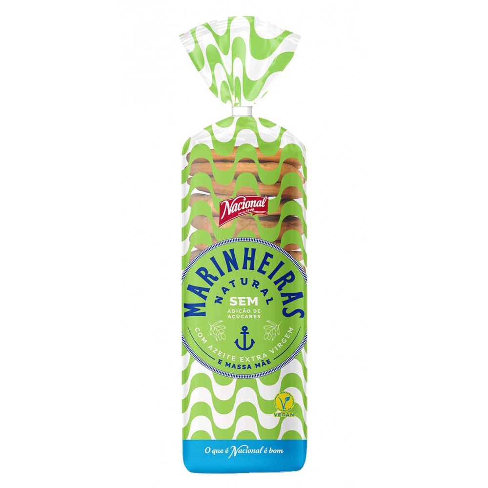NACIONAL Marinheiras Natural 200grs Cx. 10