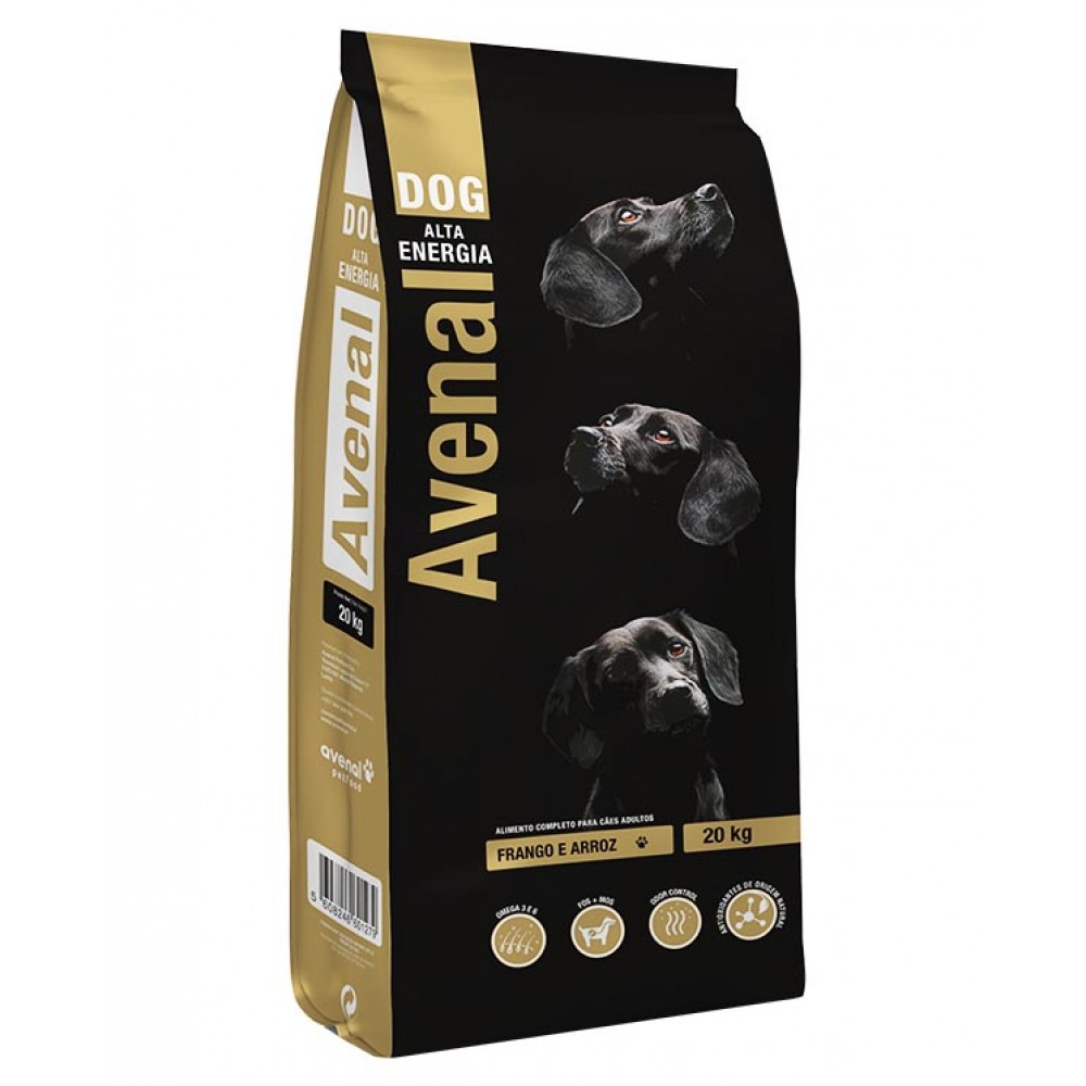 AVENAL Dog Alta Energia Saco 18 Kgs