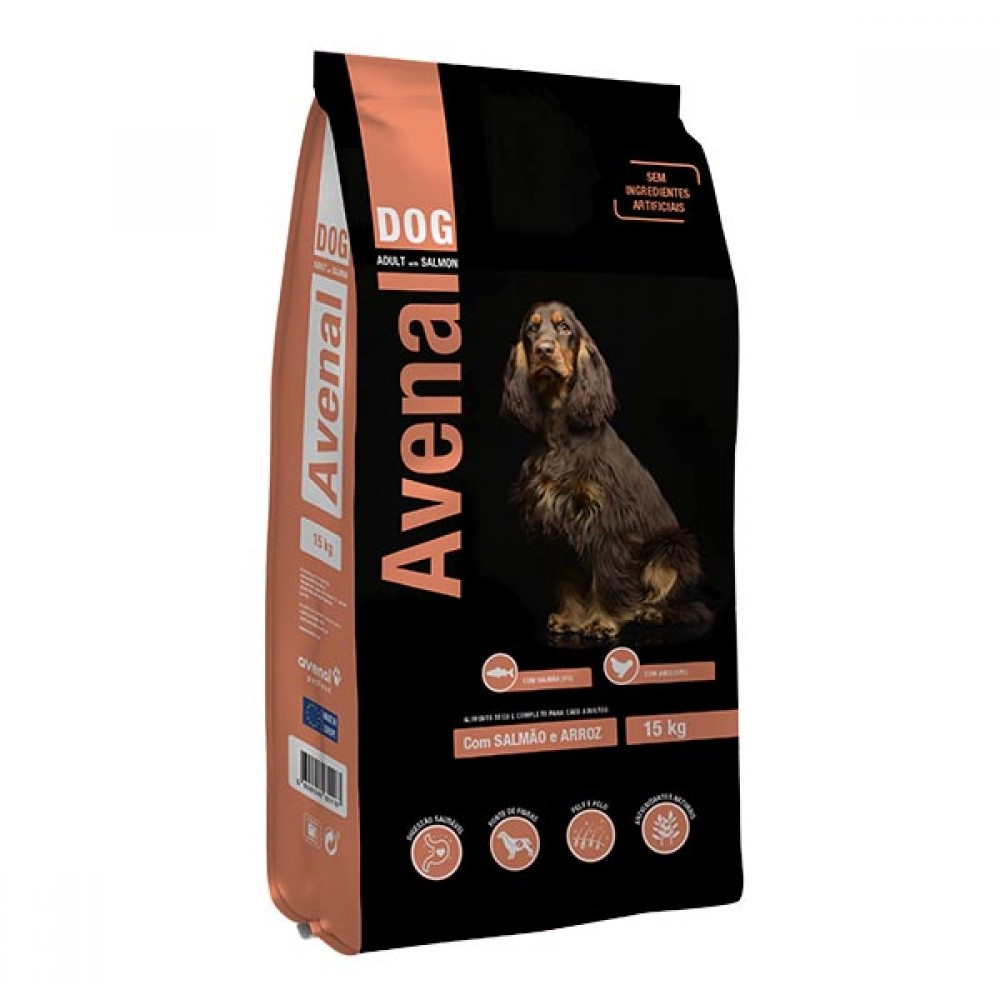 AVENAL Dog Adulto Salmão e Arroz 15Kg