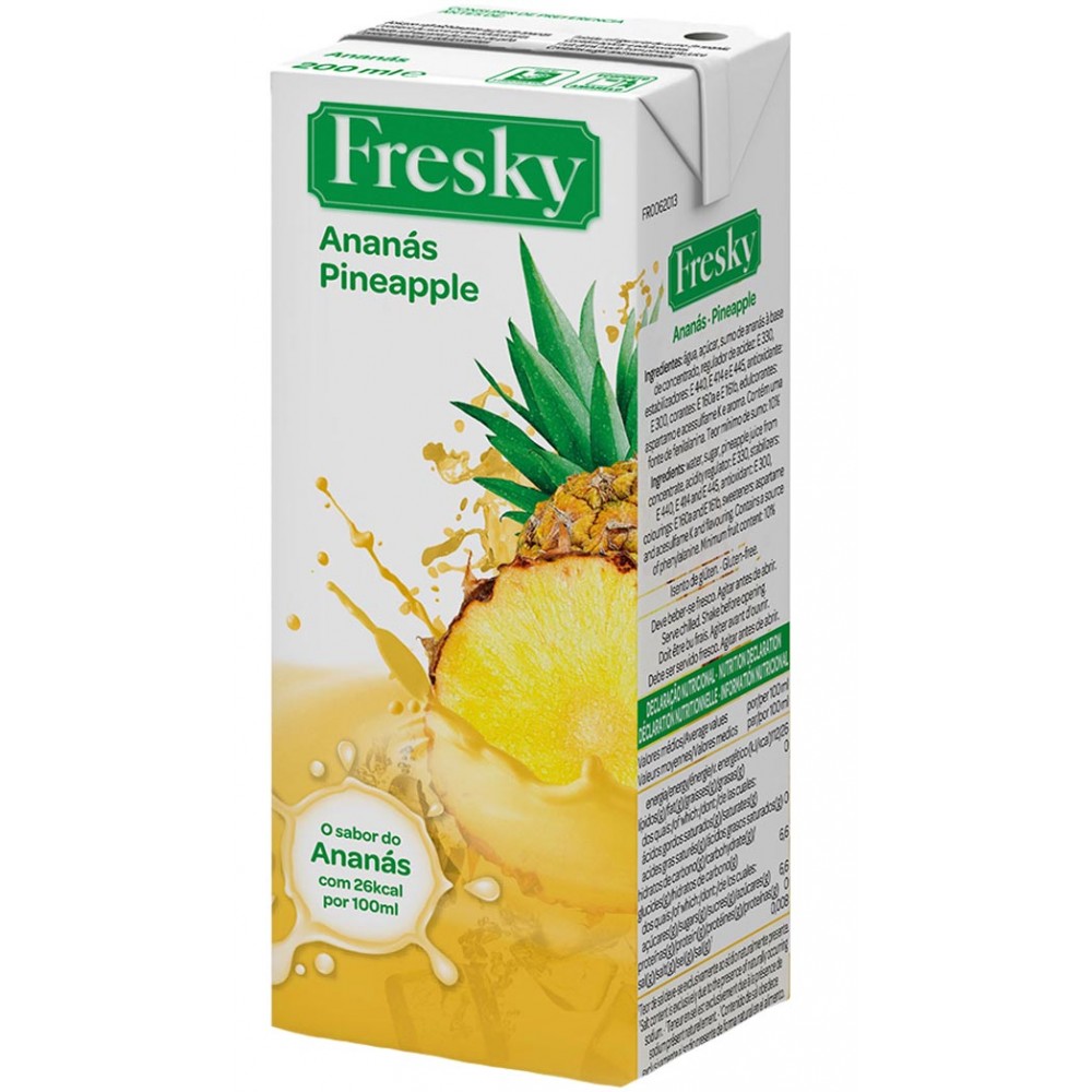 FRESKY Sumo Ananás Pack 4x200ML Cx.9