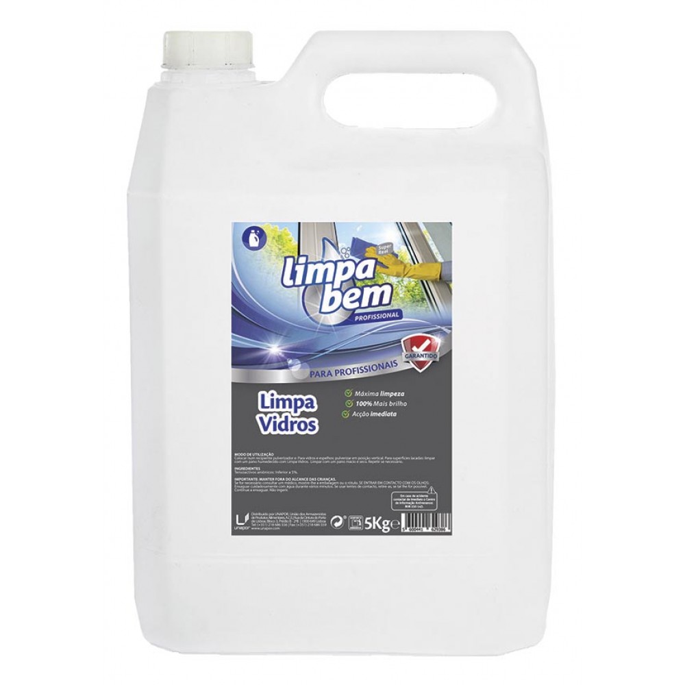 LIMPA BEM Profissional Limpa Vidros 5L Cx. 4