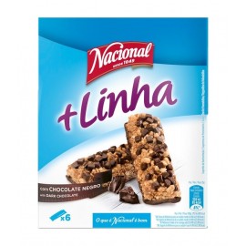 NACIONAL Barra de Cereais +Linha Chocolate Negro 138Grs Cx. 7
