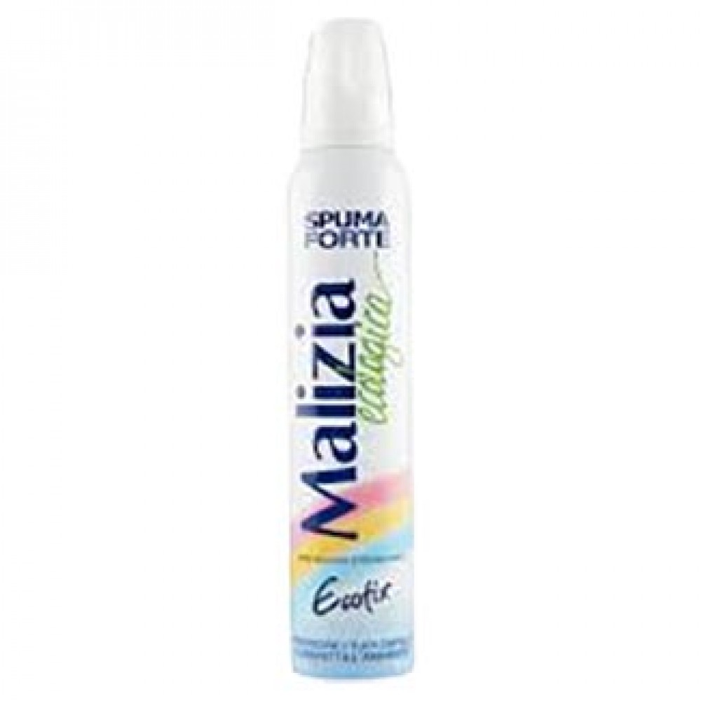 MALIZIA Espuma Ecológica P/Cabelo Fixação Forte 200 Ml Cx. 12
