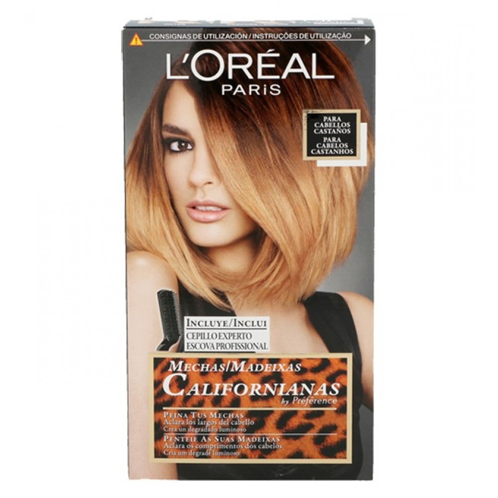 L'OREAL Madeixas Californianas Cabelos Castanhos Emb. 3 Uni Cx. 6 Uni