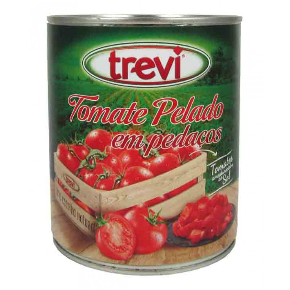 TREVI Tomate Pelado em Padaços 780Grs Cx. 12