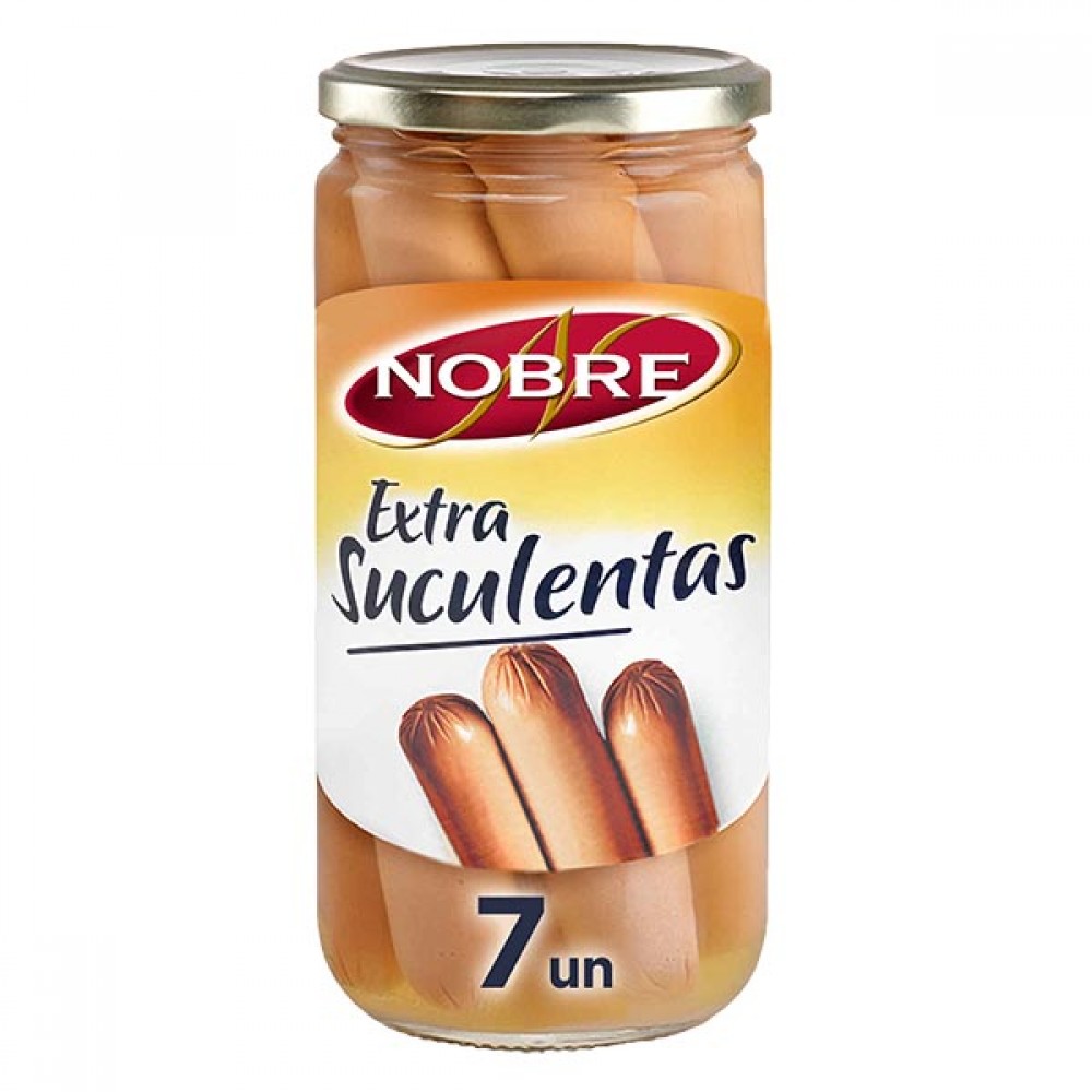 NOBRE Salsichas Extra Suculentas 650Grs Emb.7 Cx.6