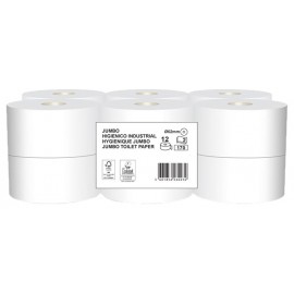 AMOOS Jumbo Higiénico Industrial 2F Pack 12