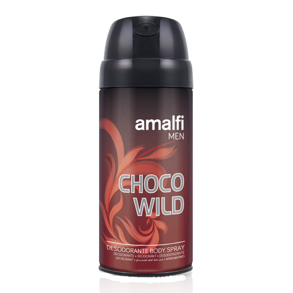 AMALFI Desodorizante Men Choco Wild 150Ml Cx. 8