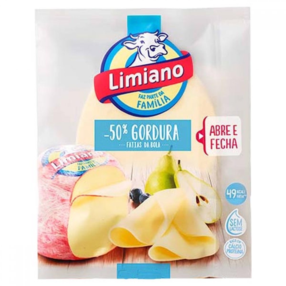 LIMIANO Queijo Light Fatias 200Grs Cx. 30