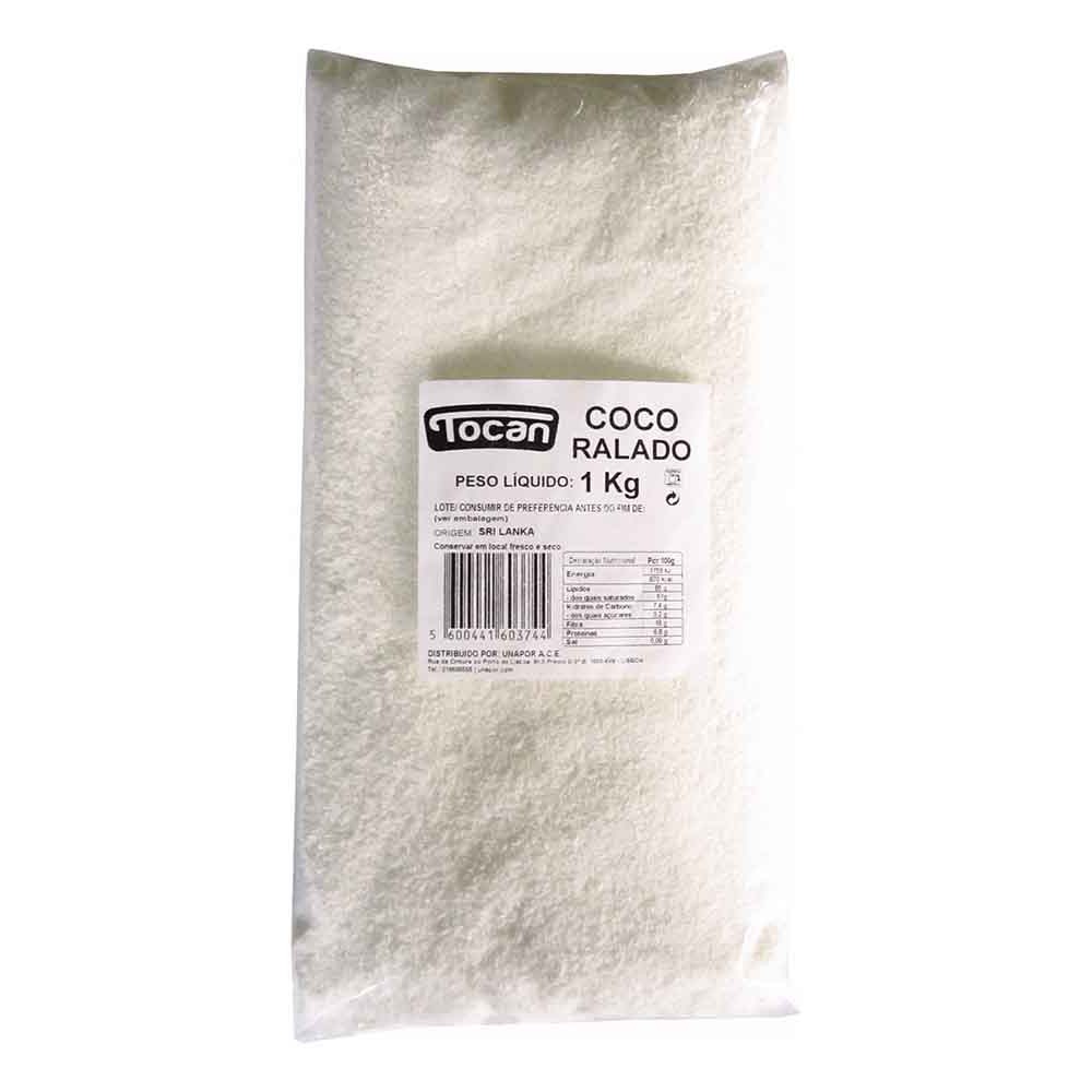TOCAN Coco Ralado 1 Kg Pack 4