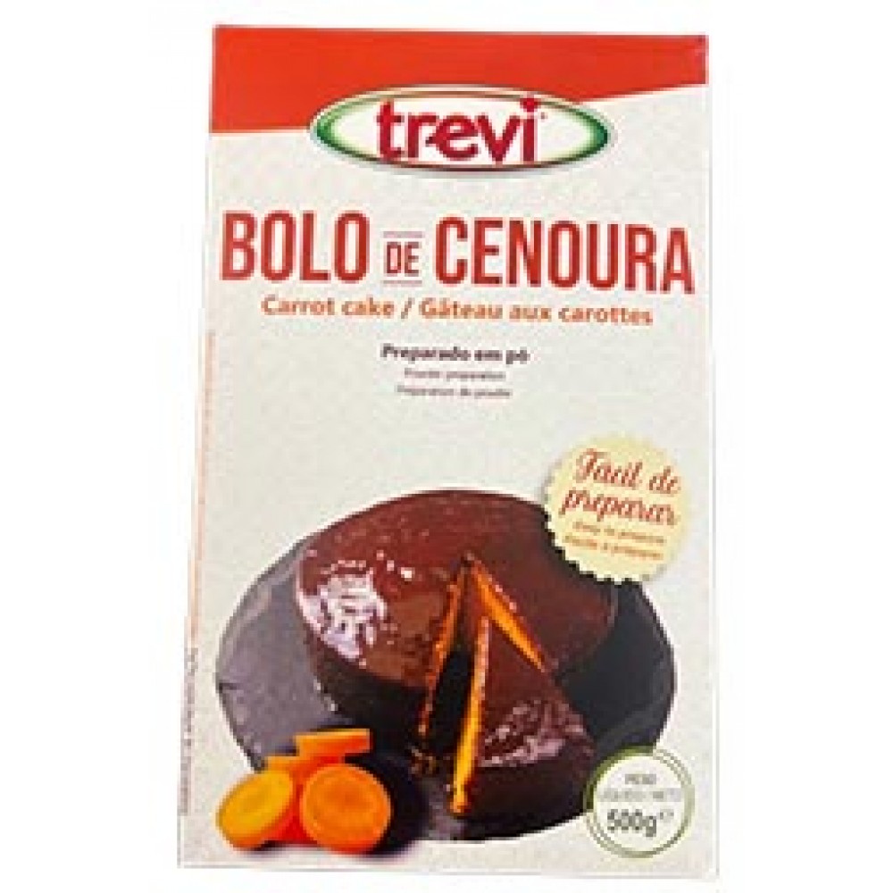 TREVI Bolo de Cenoura Preparado em Pó 500Grs Cx. 6