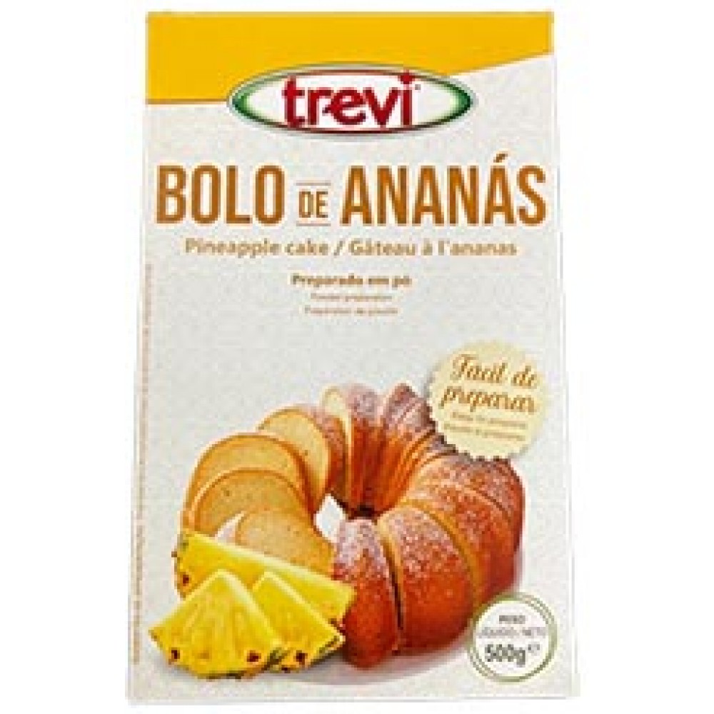 TREVI Bolo de Ananás Preparado em Pó 500Grs Cx. 6