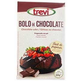 TREVI Bolo de Chocolate Preparado em Pó 500Grs Cx. 6