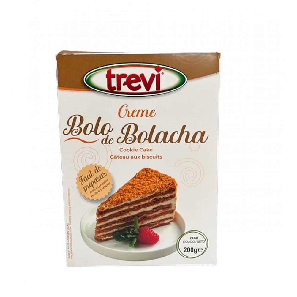TREVI Creme Bolo Bolacha Preparado em Pó 200Grs Cx. 12