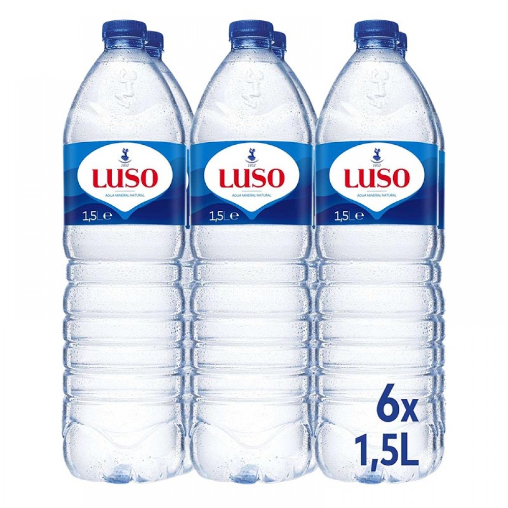 LUSO Água Mineral Natural 1.5Lt Pack 6