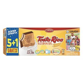 CUÉTARA Bolo Tosta Rica Biscoitos 5uni 125Grs Cx. 9