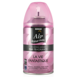 ROMAR Recarga Spray Ambientador Automático Vida Fantástica 250ml Cx. 6
