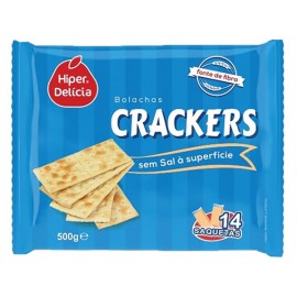 HIPER DELÍCIA Bolachas Crackers S/Sal 500grs Cx. 12