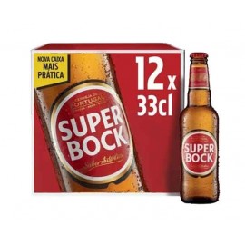 SUPER BOCK Cerveja 0.33Cl Cx. 12