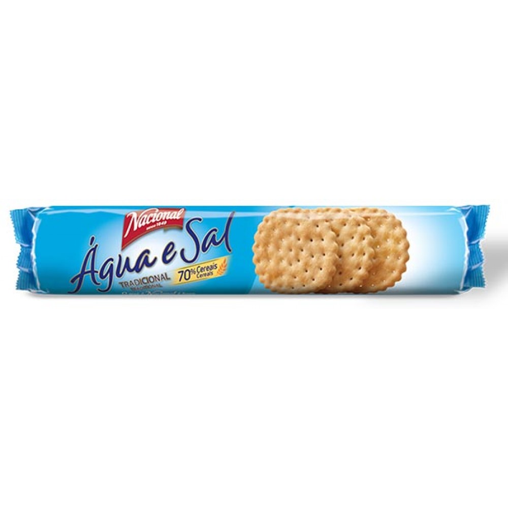 NACIONAL Bolacha de Água e Sal 125Grs Cx. 32
