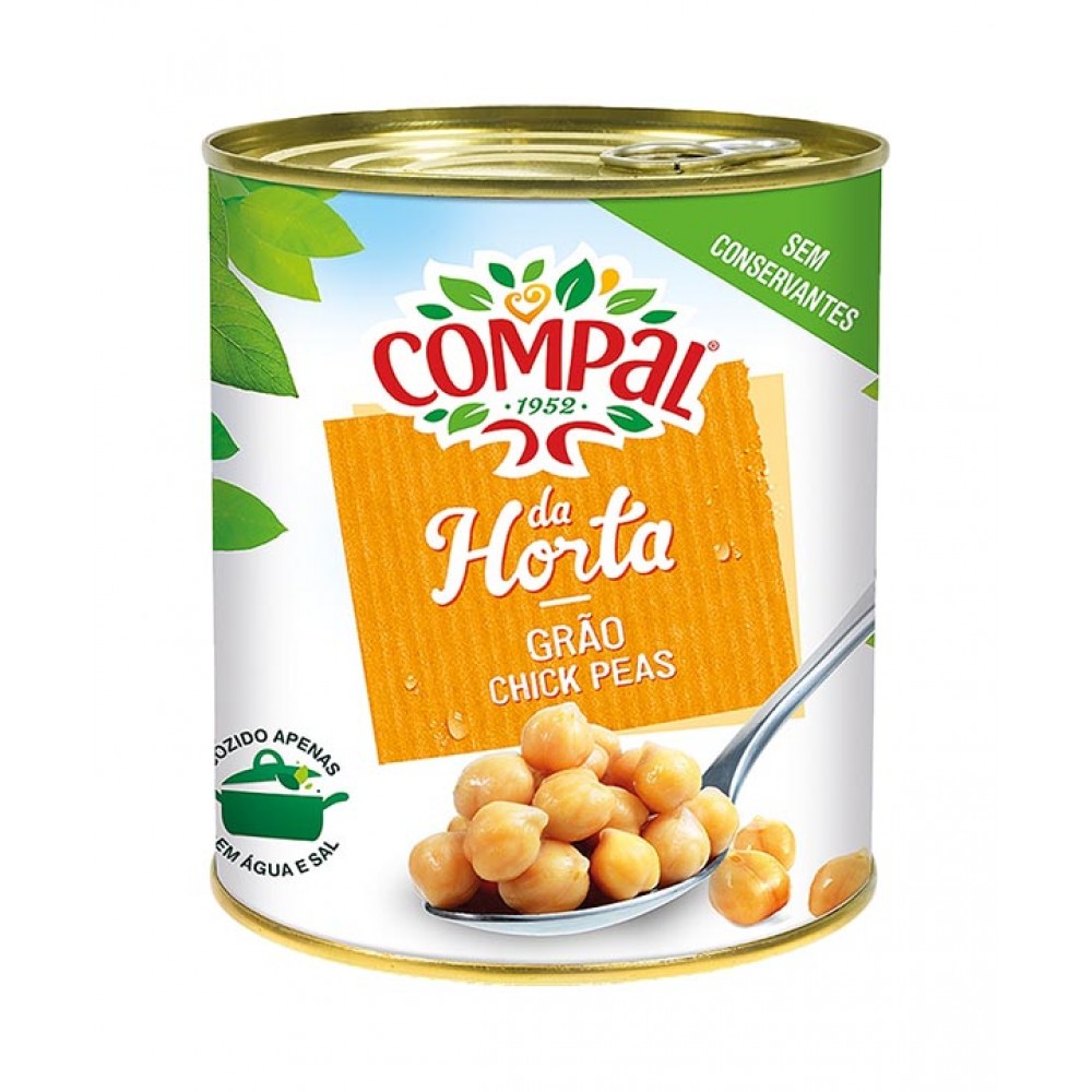 COMPAL Grão de Bico Cozido 845Grs Cx. 6