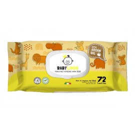 BABY LINDO Toalhitas com Óleo de Argão 72uni Cx. 12