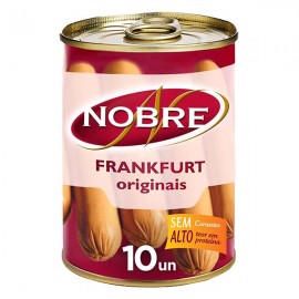NOBRE Salsichas Frankfurt Originais Lata 10 Cx.24