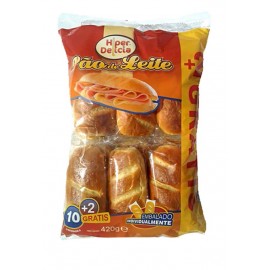 HIPER DELÍCIA Pão de Leite 10+2un. 420Grs Cx. 12