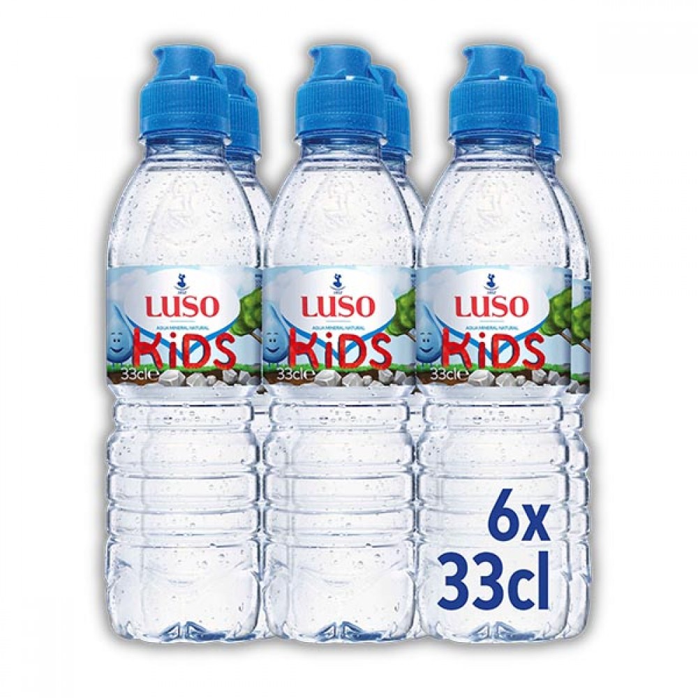 LUSO Água Mineral Natural 0.33cl Pack 6 Cx. 24