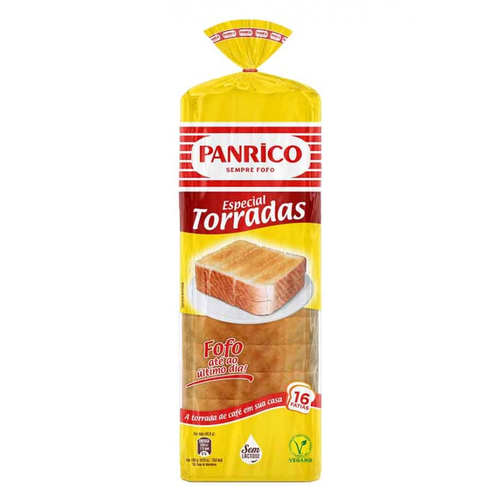 PANRICO Pão de Forma Especial Torradas 750Grs Cx. 6