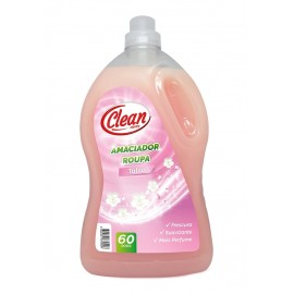 CLEAN Amaciador Roupa Talco 60Doses Cx. 4