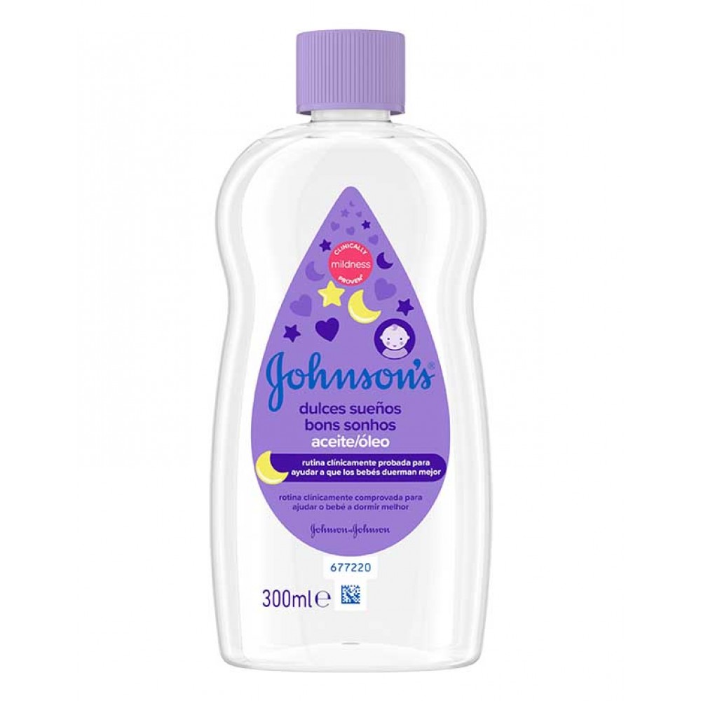 JOHNSON'S Óleo Bébé Lavanda Bons Sonhos 300ml Cx. 6<br>