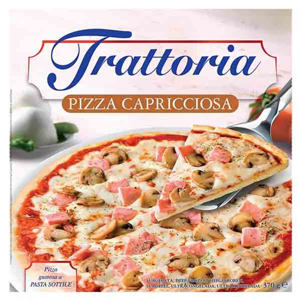 TRATTORIA Pizza Capricciosa 370Grs Cx. 5