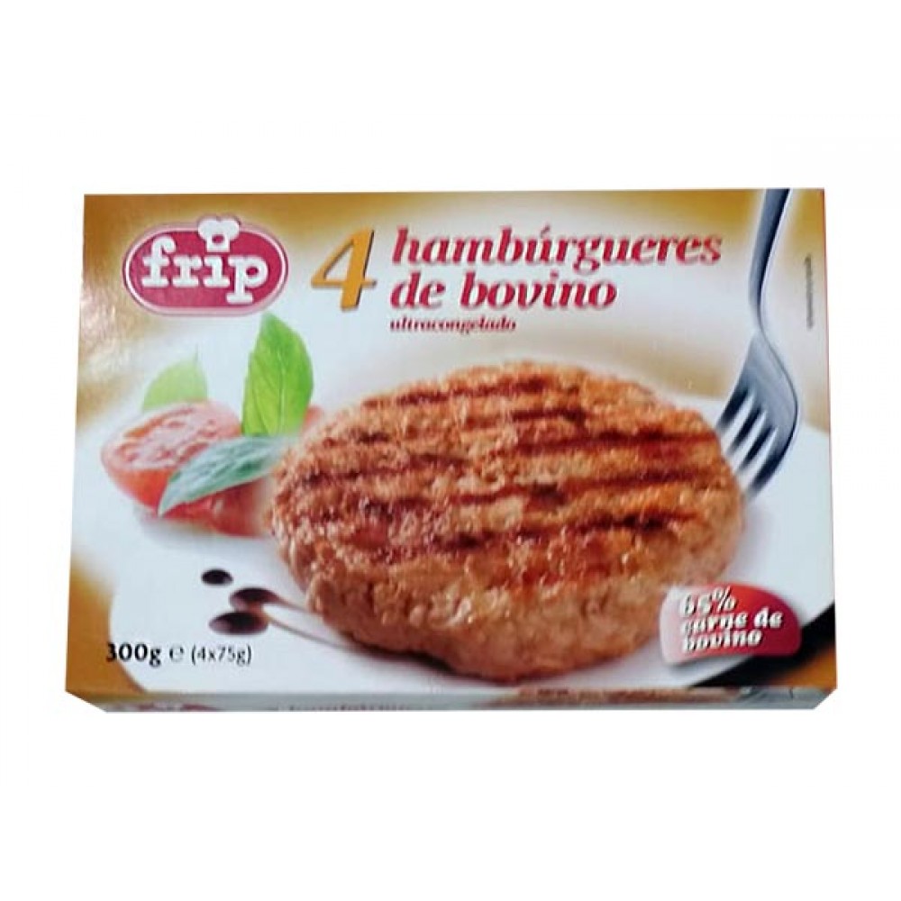 FRIP Hambúrgueres de Bovino 4un Cx. 8