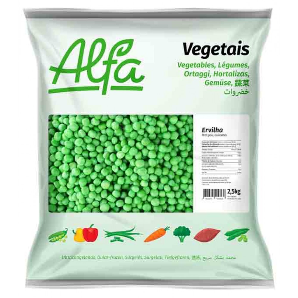 ALFA Ervilhas Congeladas 2,5Kg Cx. 4