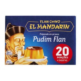 EL MANDARIN Pudim Flan Pack 4 Uni. 19,2 Grs Cx. 30