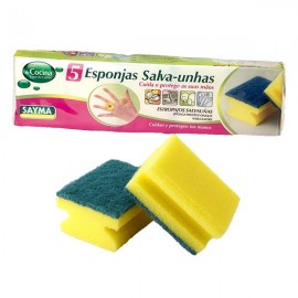 SAYMA Esponjas Salva Unhas Pack 5 Cx.16