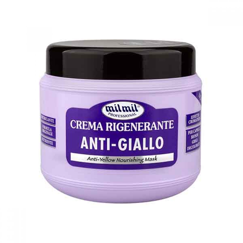 MILMIL Professional Máscara Anti-Amarelecimento P/Cabelo 750 Ml Cx. 12
