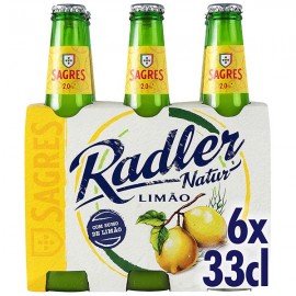 SAGRES Radler Limão Pack 6 33Cl Cx. 4 Packs