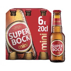 SUPER BOCK Cerveja 20Cl Emb. 6 Cx. 4