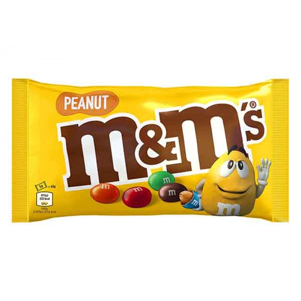 M&M´s Drageias de Chocolate C/Amendoim 45 Grs Cx. 24