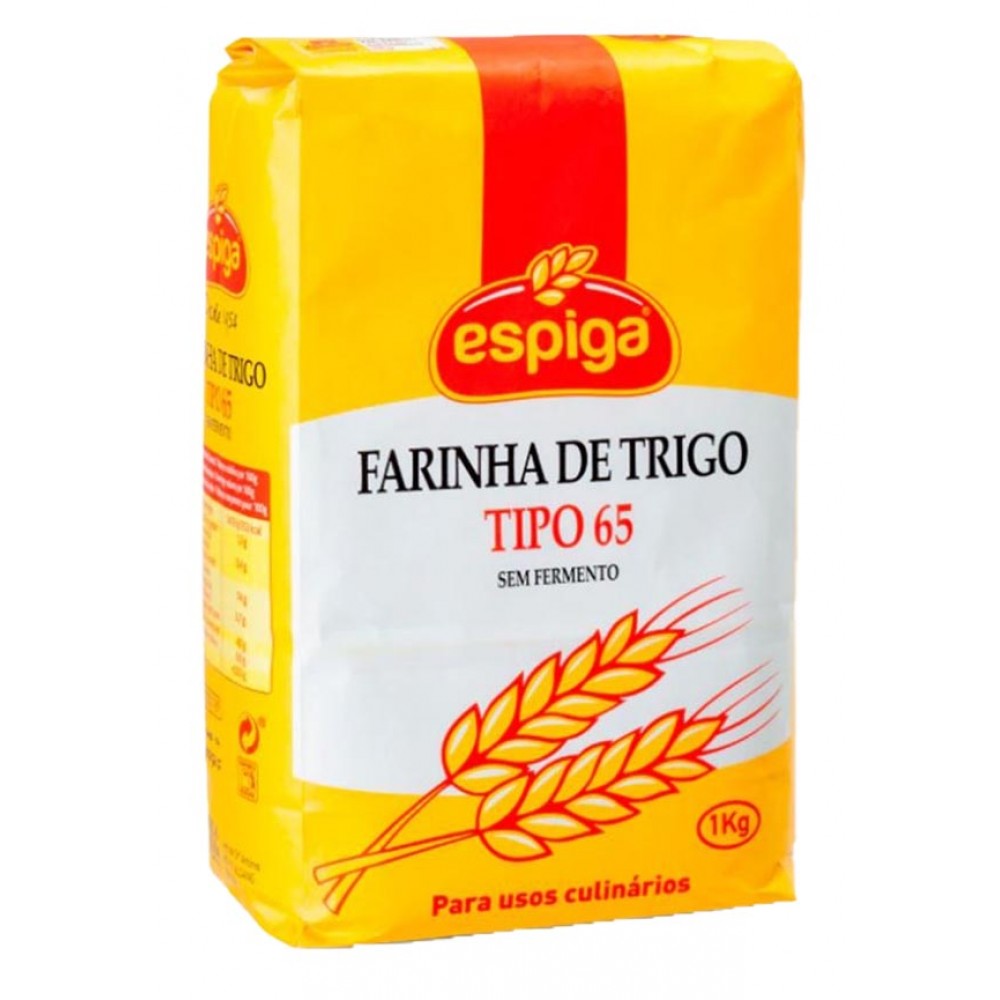ESPIGA Farinha de Trigo Tipo 65 S/Fermento 1Kg Cx. 10